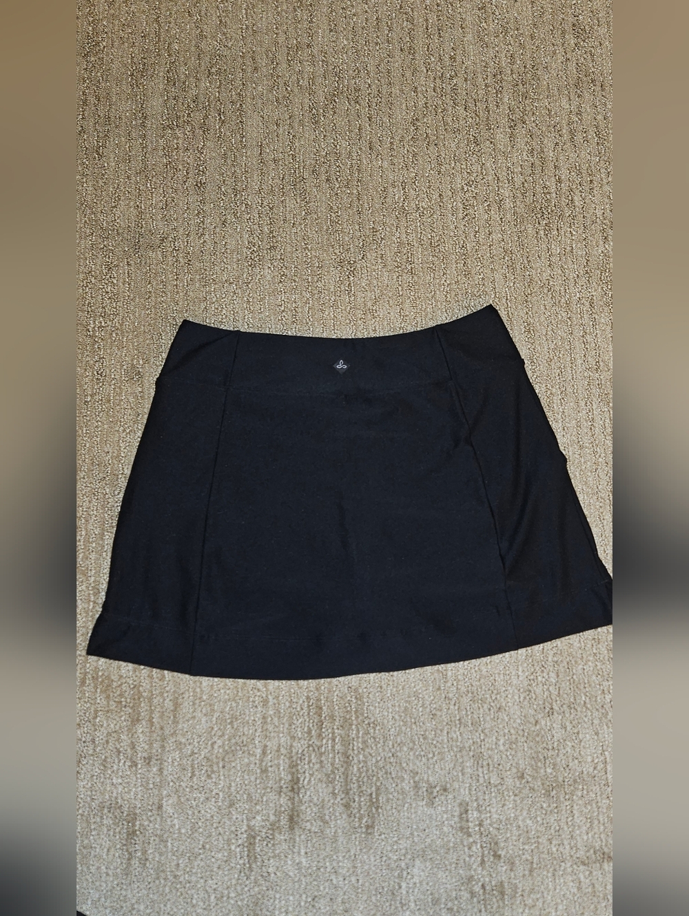 Prana Black Performance Skort with Pocket